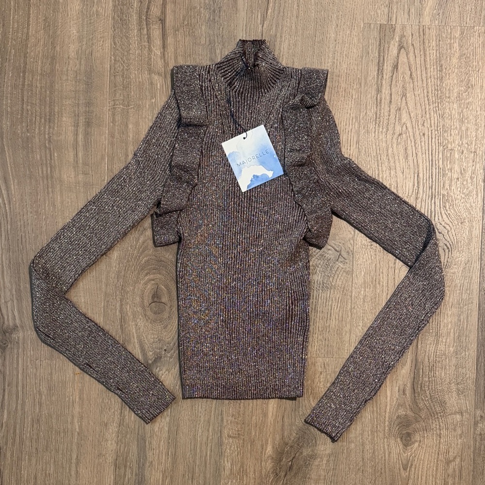 NWT MAJORELLE  Annie Sweater in Bronze - Picture 2 of 8